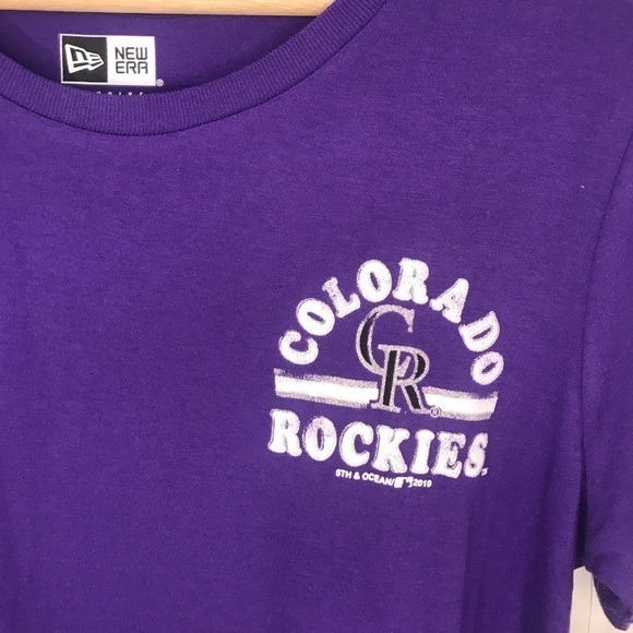 Colorado Rockies purple short sleeve T-shirt small - Picture 8 of 13